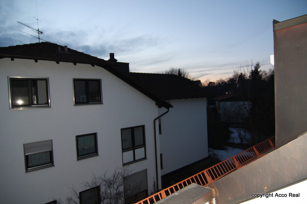 Blick vom Balkon